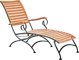 Garten-Relaxliege Schlossgarten aus Eukalyptus