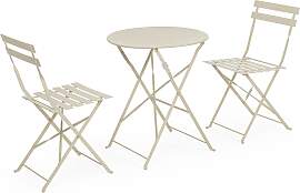 Garten-Set Austin Metall, klassisch klappbar,