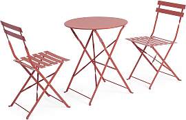 Garten-Set Austin Metall, klassisch klappbar,