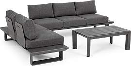 Garten-Set Konnor 3er Gruppe, Aluminium