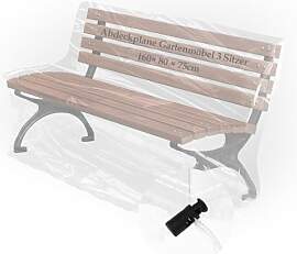 Gartenbank Abdeckung Gartenbank 3 Sitzer 160×80× 
