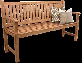 Gartenbank aus Holz 150cm150cm