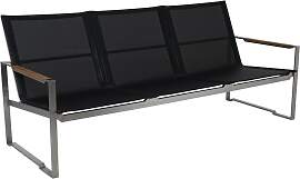 Gartenbank Gotland aus Aluminium von Brafab,