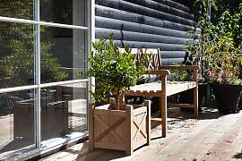 Gartenbank Holz Rosenborg Teak 2er-Sitzer