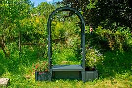 Gartenbank KHW "Brüssel", grau