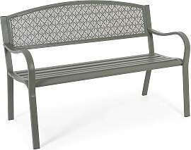 Gartenbank Lizette aus Metall, klassisch, für