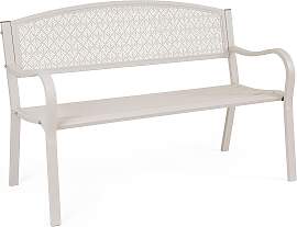Gartenbank Lizette aus Metall, klassisch,