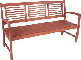 Gartenbank Madison Holz ca. 156x90x56 cm
