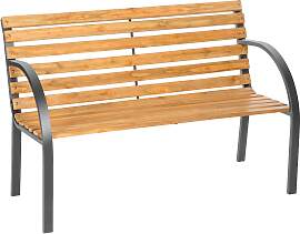 Gartenbank Michaela 2-Sitzer aus Holz 119,5x