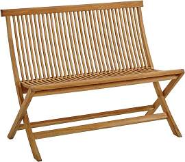 Gartenbank Turin von Brafab aus Teakholz,