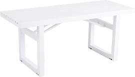 Gartenbank Vevi aus Aluminium, modern und