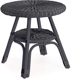 Gartenbeistelltisch Alliss aus Rattan, klassisch
