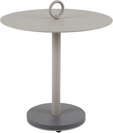 Gartenbeistelltisch Niobe aus Aluminium, modern