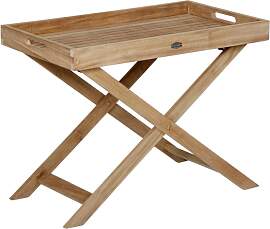 Gartenbeistelltisch Turin aus Teakholz, klassisch