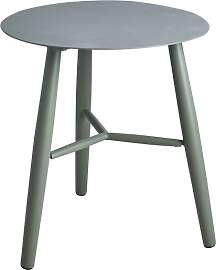 Gartenbeistelltisch Vannes aus Aluminium, modern
