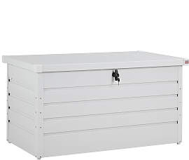 Gartenbox Metall 385L Hellgrau wasserdicht
