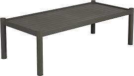 Gartencouchtisch Brad 150x71 cm aus Aluminium,