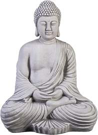 gartendekoparadies.de Buddha Figur, Steinfigur, H. 