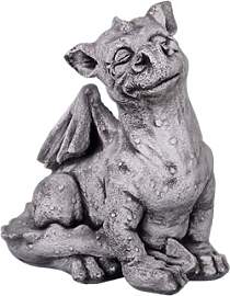 gartendekoparadies.de Drache Steinfigur aus