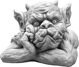 gartendekoparadies.de Gargoyle Büste Rechts,