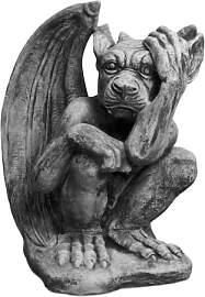 gartendekoparadies.de Gargoyle der Nachdenklich,