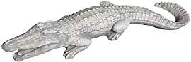 gartendekoparadies.de Reptil Krokodil Steinfigur,