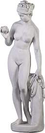 gartendekoparadies.de Statue der Venus mit Apfel,