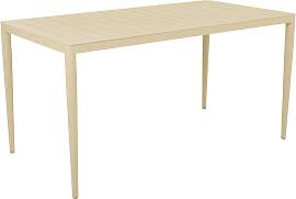 Gartenesstisch Bigby aus Aluminium, modern