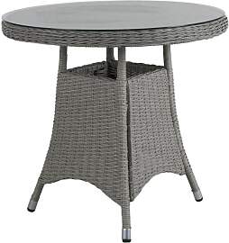 Gartenesstisch Hornbrook, aus Kunst-Rattan mit