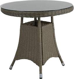 Gartenesstisch Hornbrook aus Kunst-Rattan und