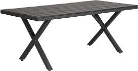Gartenesstisch Leone aus Aluminium und Kunststoff, 