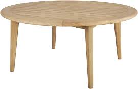 Gartenesstisch Lilja aus Teakholz, klassisch rund, 