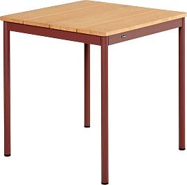 Gartenesstisch Nox aus Aluminium und Bambus,