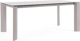 Gartenesstisch Otavio aus Aluminium und Keramik,