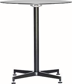 Gartenesstisch Vega aus Aluminium, rund, klappbar, 