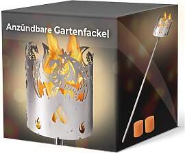 Gartenfackel für draußen Motiv Drache 2X