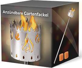 Gartenfackel für draußen Motiv Feuer 2X