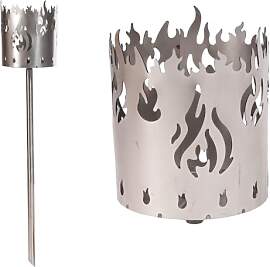 Gartenfackel für draußen Motiv Feuer 3X