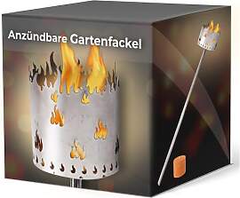 Gartenfackel für draußen Motiv Flamme 1x