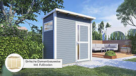 Gartenhaus BERTILO "Pentus 1", grau