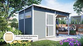 Gartenhaus BERTILO "Pentus 2", grau