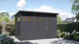Gartenhaus BERTILO "Pentus 3 anthrazit", 
