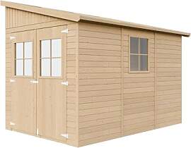 Gartenhaus Holz (ohne Seitenwand) MIT