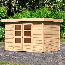 Gartenhaus KARIBU "Arnis 4", beige