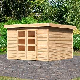 Gartenhaus KARIBU "Arnis 6", beige