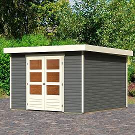 Gartenhaus KARIBU "Arnis 6", grau