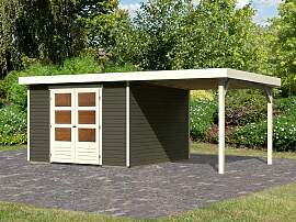Gartenhaus KARIBU "Arnis 6", grau