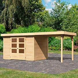 Gartenhaus KARIBU "Arnis", beige
