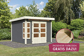 Gartenhaus KARIBU "Kolimasee 6", grau