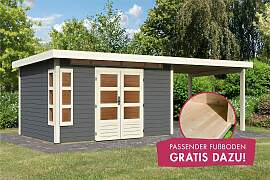 Gartenhaus KARIBU "Kolimasee 7", grau